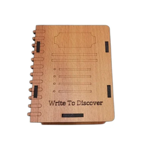 Notebook Shape Pen Holder - High Quality Wood, Customizable Size, Unique Design for Commercial & Personal Use
