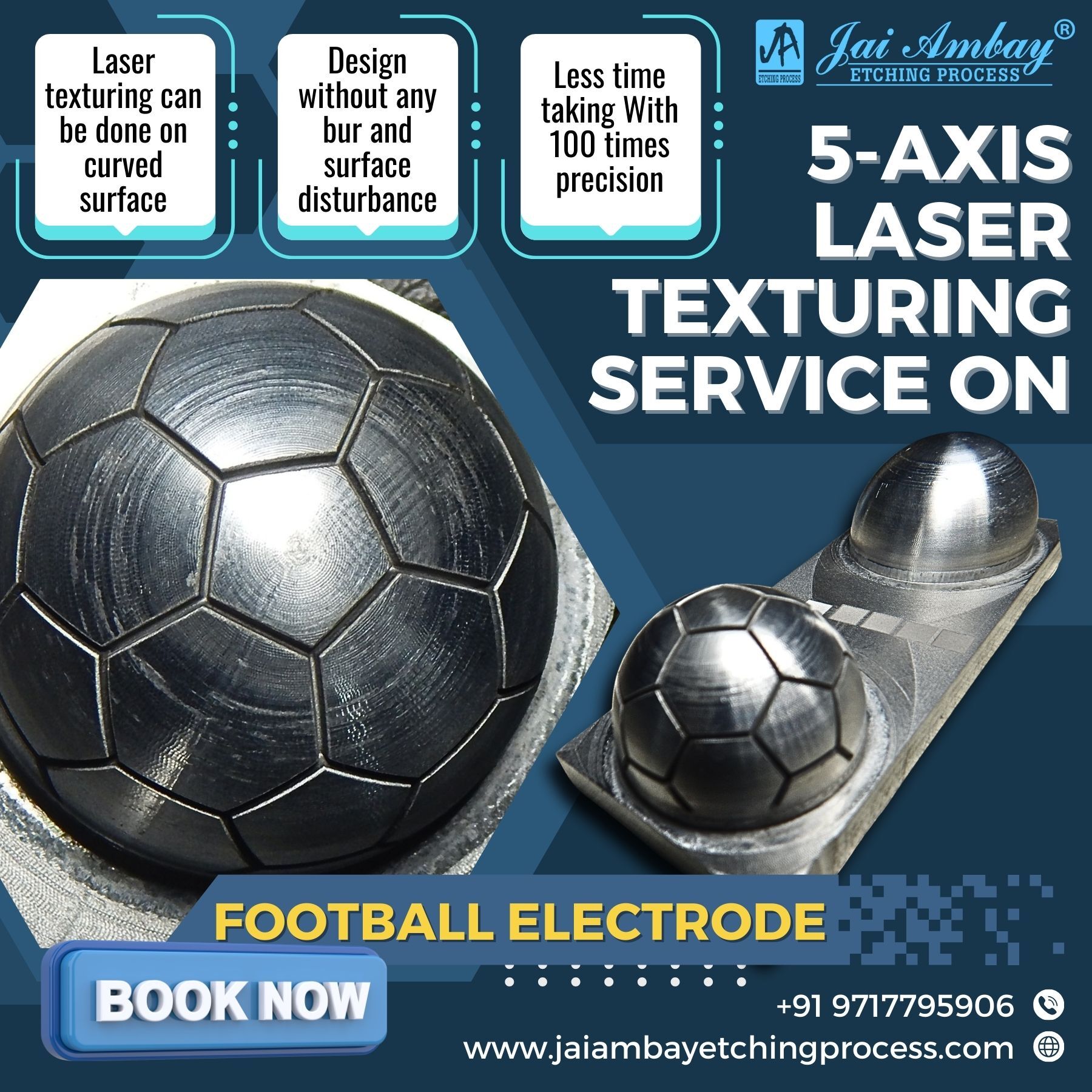 5 Axis Laser Texturing Services