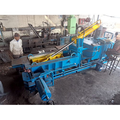 Hydraulic Metal Scrap Baling Machine - Hydraulic Power Source, Customized Size | New Electric Motor for Industrial Usage