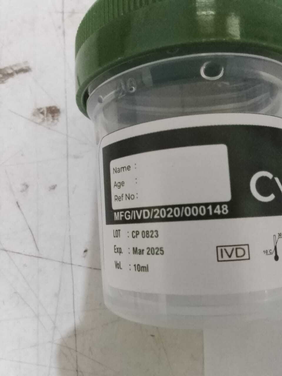 Pap Procer - Medical Grade Plastic Liquid Based Cytology Collection Kit, Single Use With Cytology Brush And Sample Vial