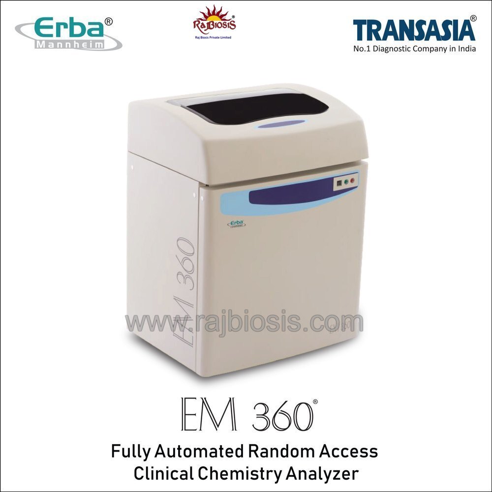 Transasia Em 360 Fully Automated Biochemistry Analyzer