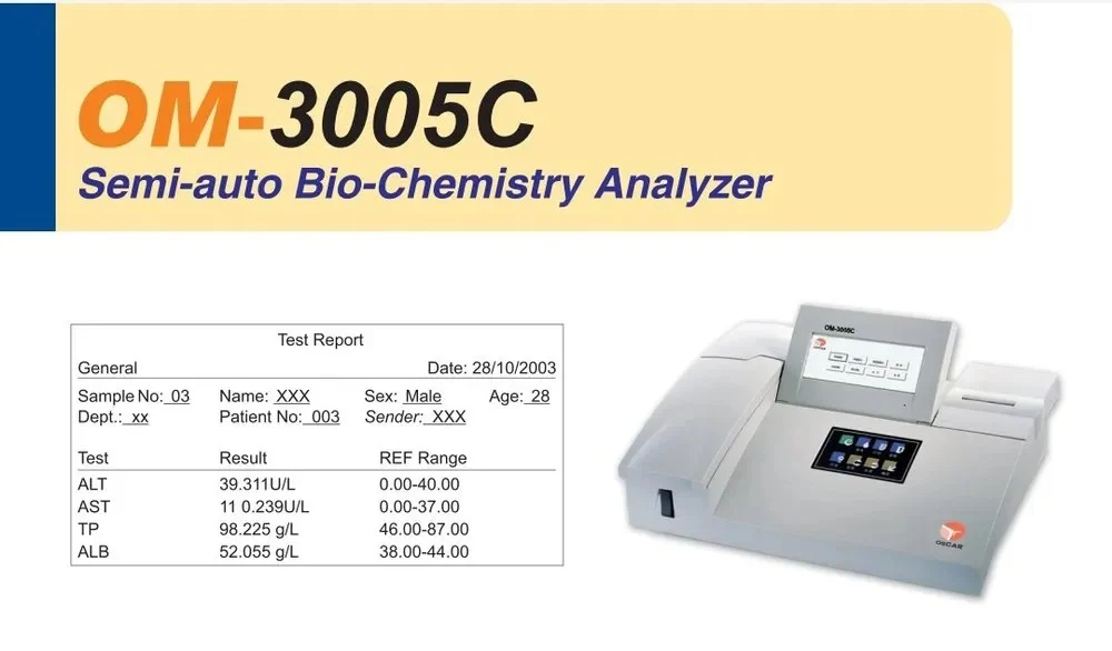 Oscar Om-3005c Auto Biochemistry Analyzer
