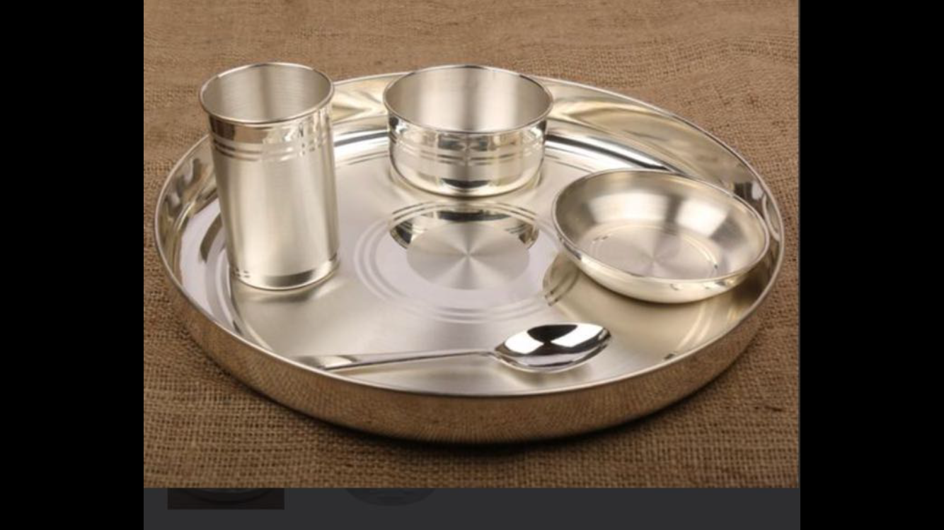 Silver Dinner Sets - Premium Silverware | Ideal For Traditional Indian Dining Experience