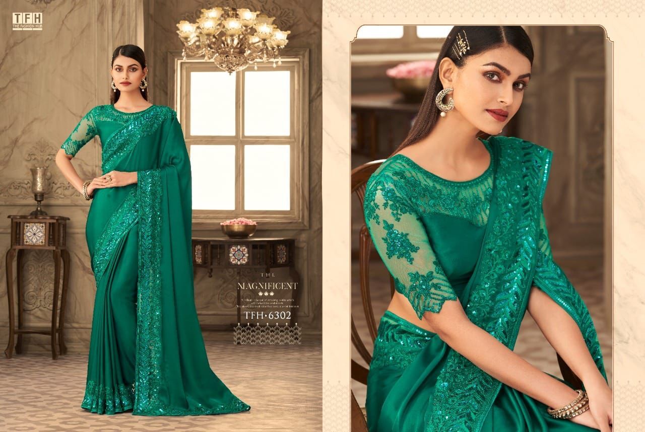 Tfh 6301 - Saffron Story 2nd Edition Fabric Catalog, Set Of 16 Styles From 6301 To 6316, Includes Gst 5% Extra, Loose & Single Options Available