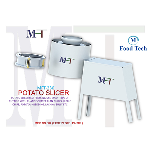 व्हाइट बिग पोटैटो स्लाइसर