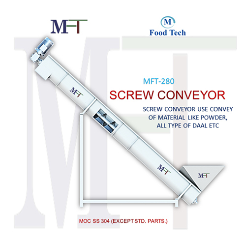 Screw Conveyor By M Food Tech