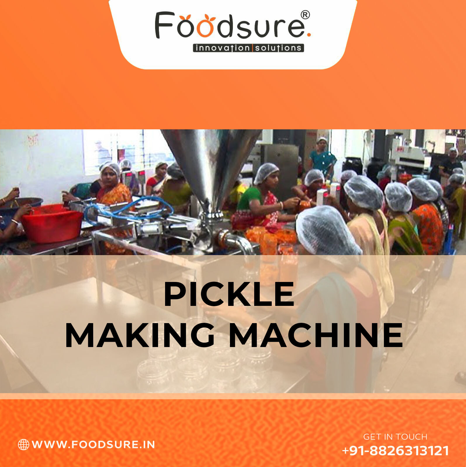 Pickle Processing Machine - Stainless Steel, Upto 1000 Kg/hr Capacity | Automatic, Eco-friendly, High Efficiency, Low Noise, Plc Control, 1-year Warranty