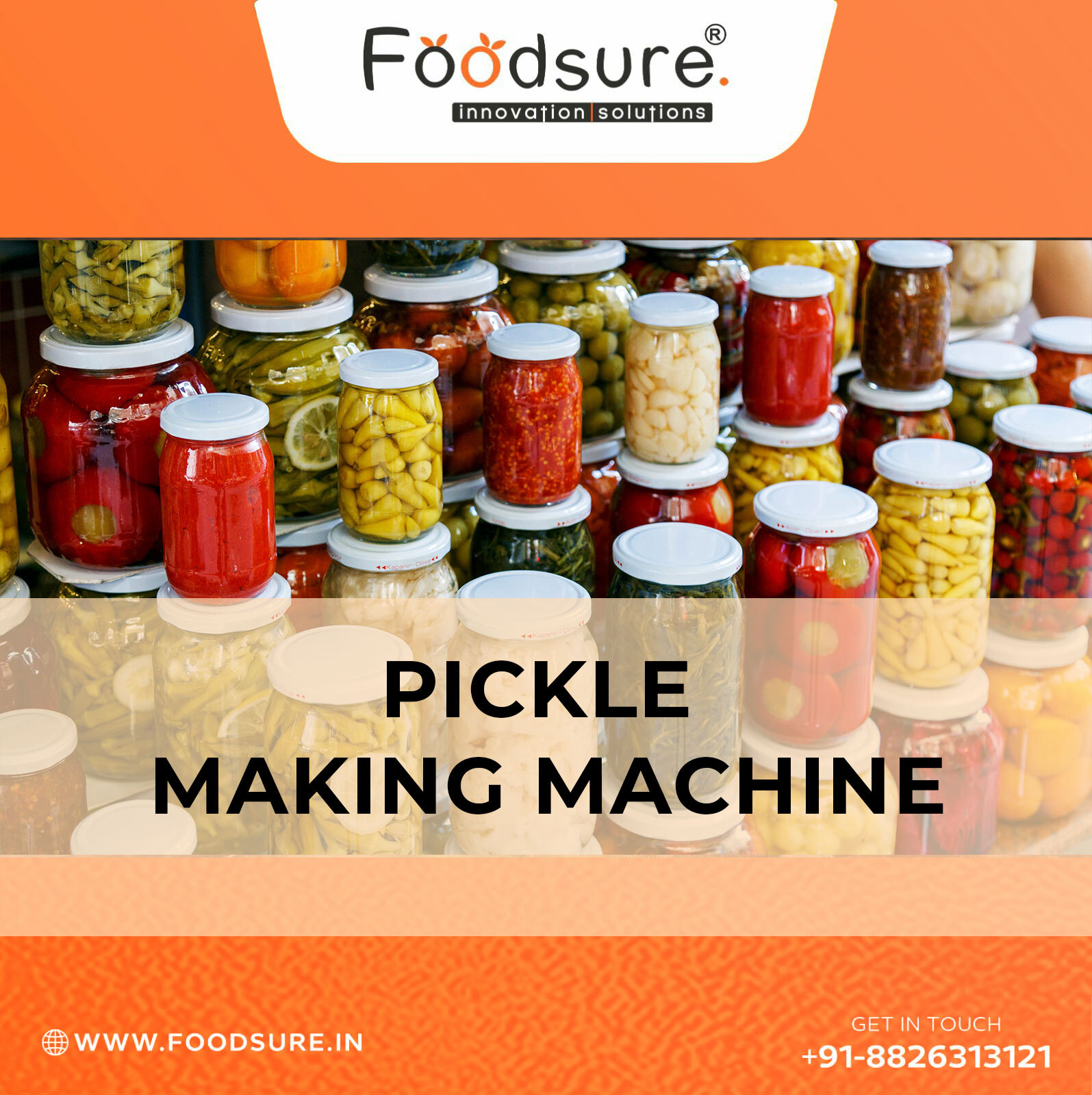 Pickle Processing Machine - Stainless Steel, Upto 1000 Kg/hr Capacity | Automatic, Eco-friendly, High Efficiency, Low Noise, Plc Control, 1-year Warranty