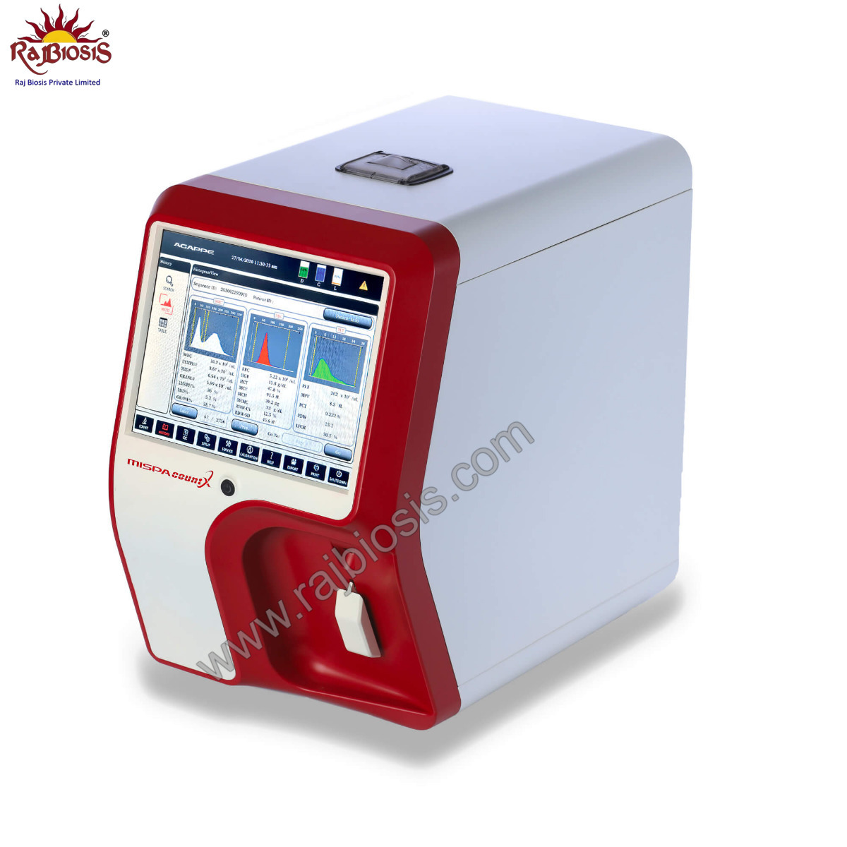 Mispa Count X Automated 3part Differential Hematology Analyzer - Color: White