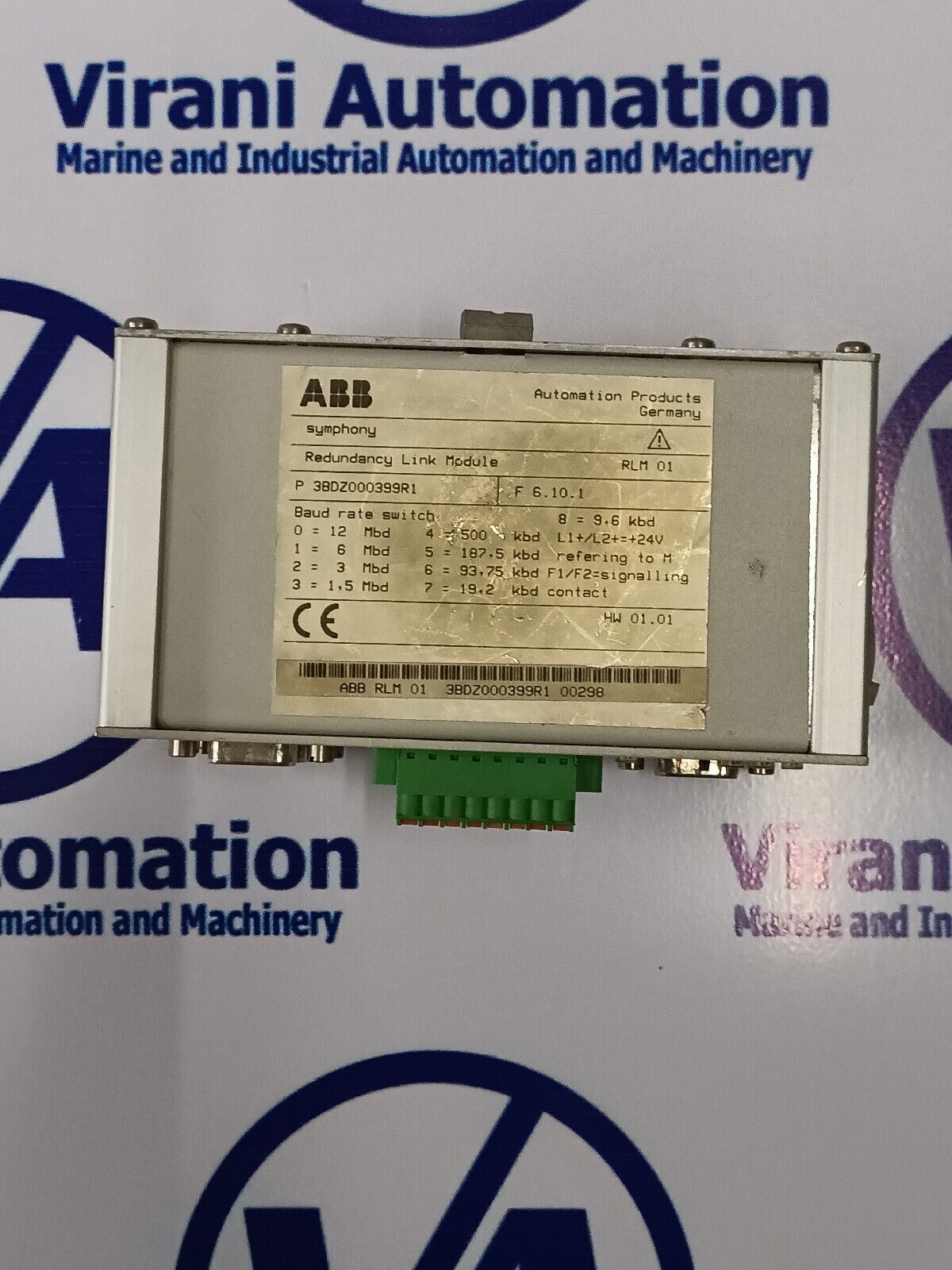 Automation Abb Rlm01 3bdz000399r1 Marine Industrial Profibus Plc Abb Spares - Color: White