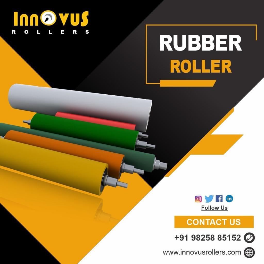 Black Silver Cork Industrial Rollers
