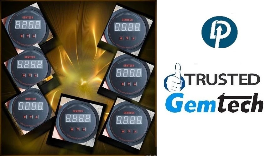 Gemtech Series 3000 Digital Pressure Gauge Range 0 To 6 Mm Wc- Hathua - Accuracy: A 1%fs