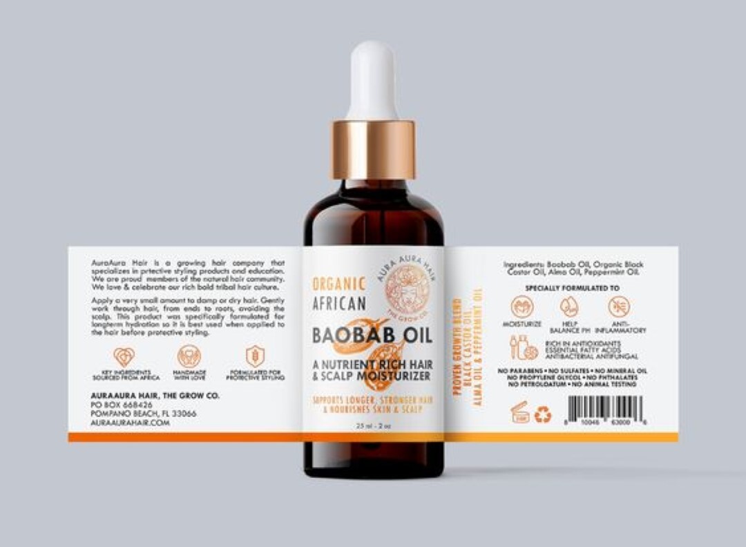 Multicolor Vial Label