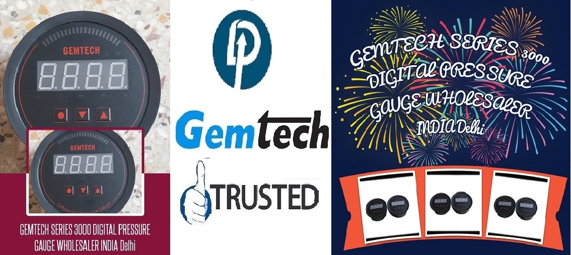 Gemtech Series 3000 Digital Pressure Gauge Range 0 To 100 Mm Wc From Jhargram - Accuracy: A 1%fs