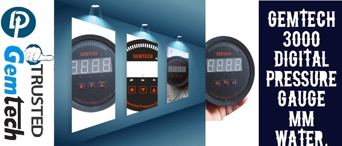 Gemtech Series 3000 Digital Pressure Gauge Range 0 To 100 Mm Wc From Jhargram - Accuracy: A 1%fs