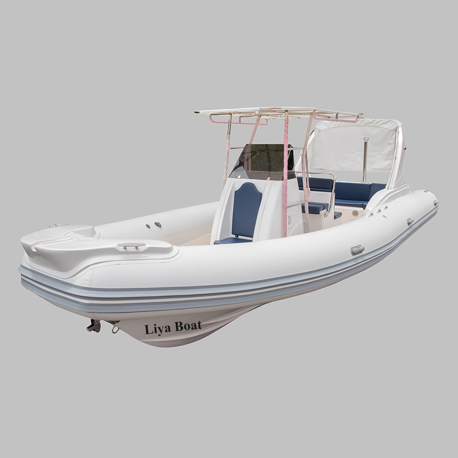 Liya Rigid Inflatable Speed Boat - 7.5m Length, Pvc Or Orca Hypalon Material | 16-person Capacity, 1800kg Max Load, Outboard Engine Type, Ideal For Fishing And Leisure
