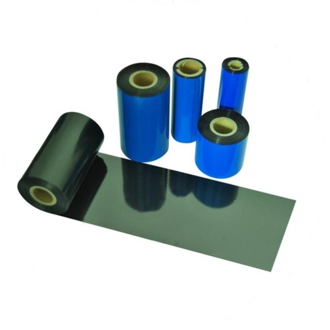 Barcode Wax Ribbon - Polyester Material, Custom Size | 50 Pieces For Reliable Barcode Label Printing, Suitable For Various Applications