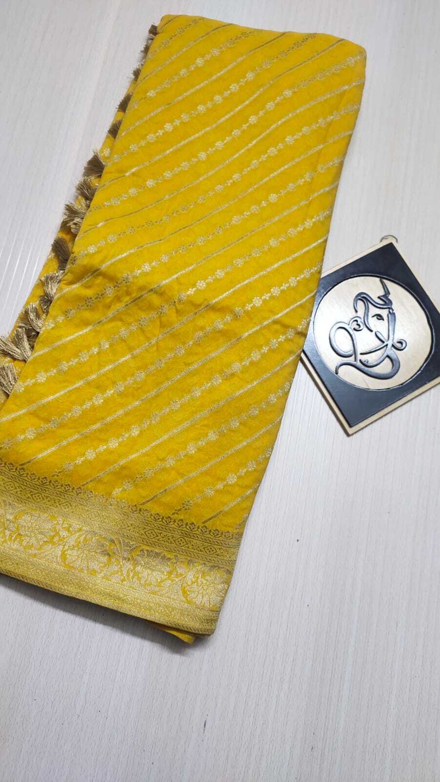 Lehriya Design Saree