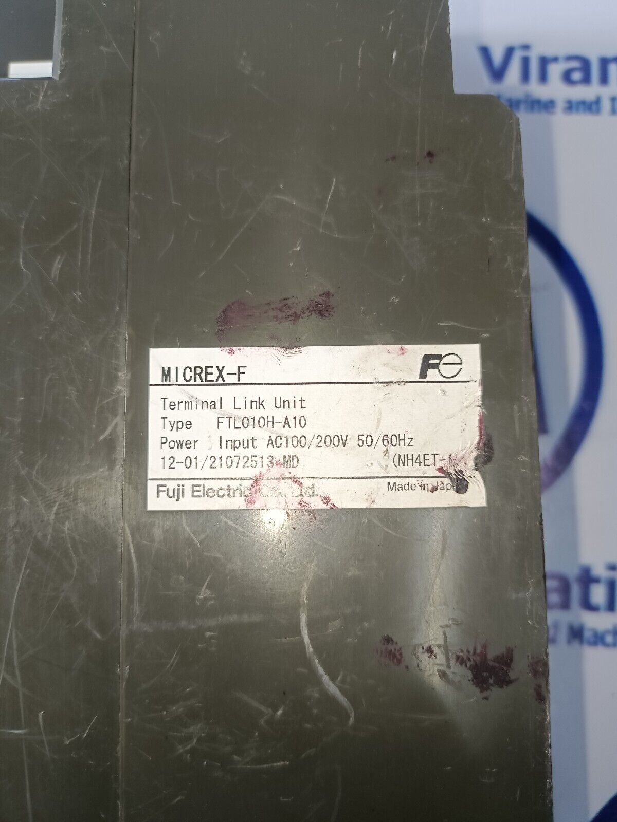 Fuji Ftl010h-a10 Micrex-f Terminal Link Unit Input 100200v 5060hz Plc