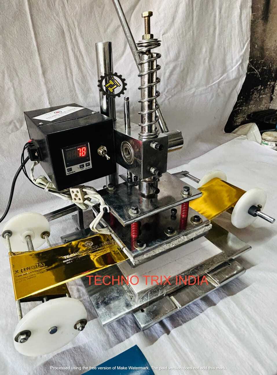 Manual Hot Foil Stamping Machine - Power: 230 Volt (V)