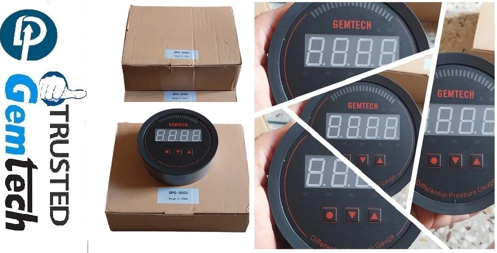 Gemtech Series 3000 Digital Pressure Gauge Range 0 To 200 Mm Wc Pratapgarh Uttar Pradesh - Accuracy: A 1%fs