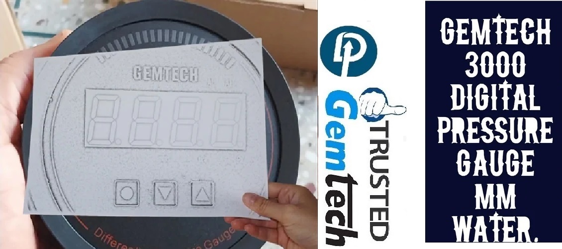 Gemtech Series 3000 Digital Pressure Gauge Range 0 To 200 Mm Wc Pratapgarh Uttar Pradesh - Accuracy: A 1%fs
