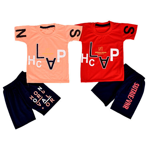 Baby Suit - Customized Size, O-neck Short Sleeve Design | Unisex Printed Patterns In Various Colors For Ages 0-6 Years