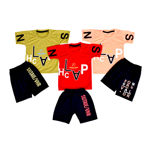 Baby Suit - Customized Size, O-neck Short Sleeve Design | Unisex Printed Patterns In Various Colors For Ages 0-6 Years