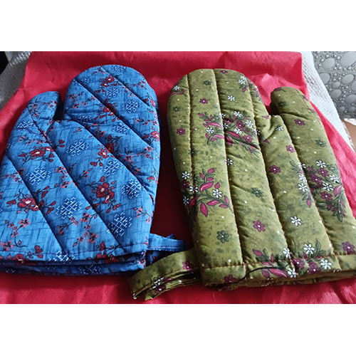 मल्टीकलर माइक्रो ओवन हैंड ग्लव्स