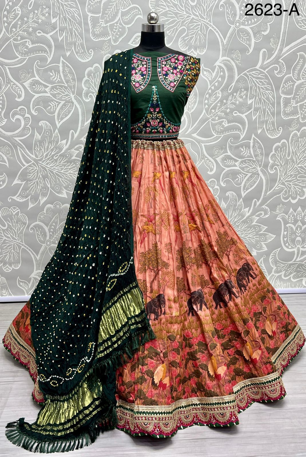 Silk Lehenga - Premium Quality Silk Fabric, Flawless Finish And Embellished Detailing