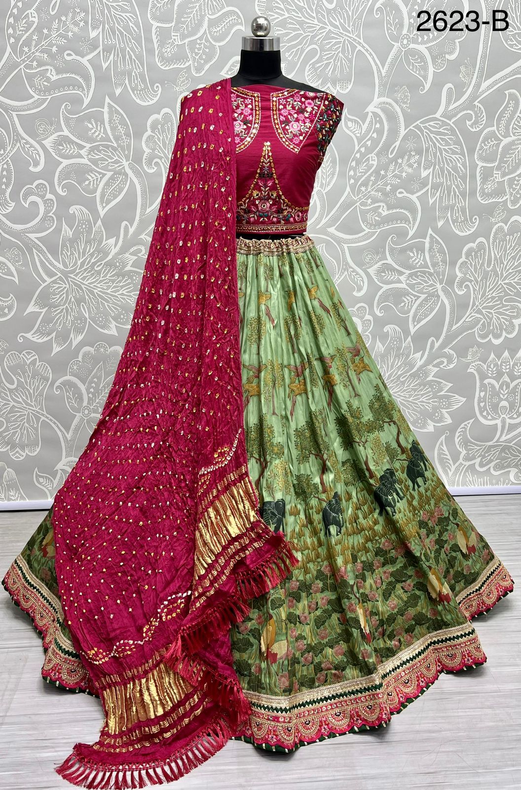 Silk Lehenga - Premium Quality Silk Fabric, Flawless Finish And Embellished Detailing