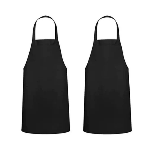 Black Cotton Medical Apron