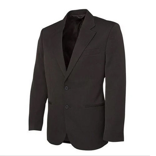 Black Manager Cotton Blazer