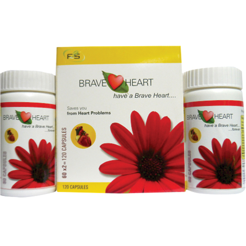 Brave Heart Ayurvedic Capsules Pack Of 2 General Medicines