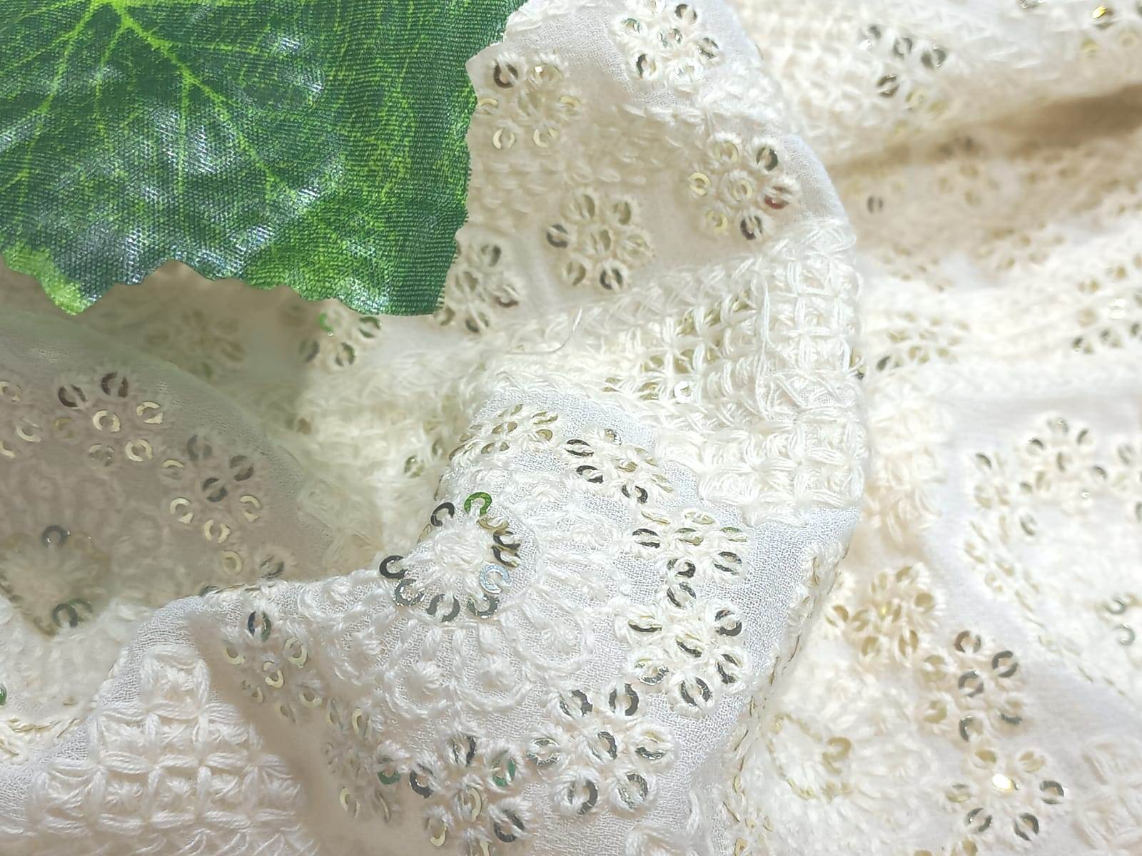 Heavy Daman Embroidery Fabric