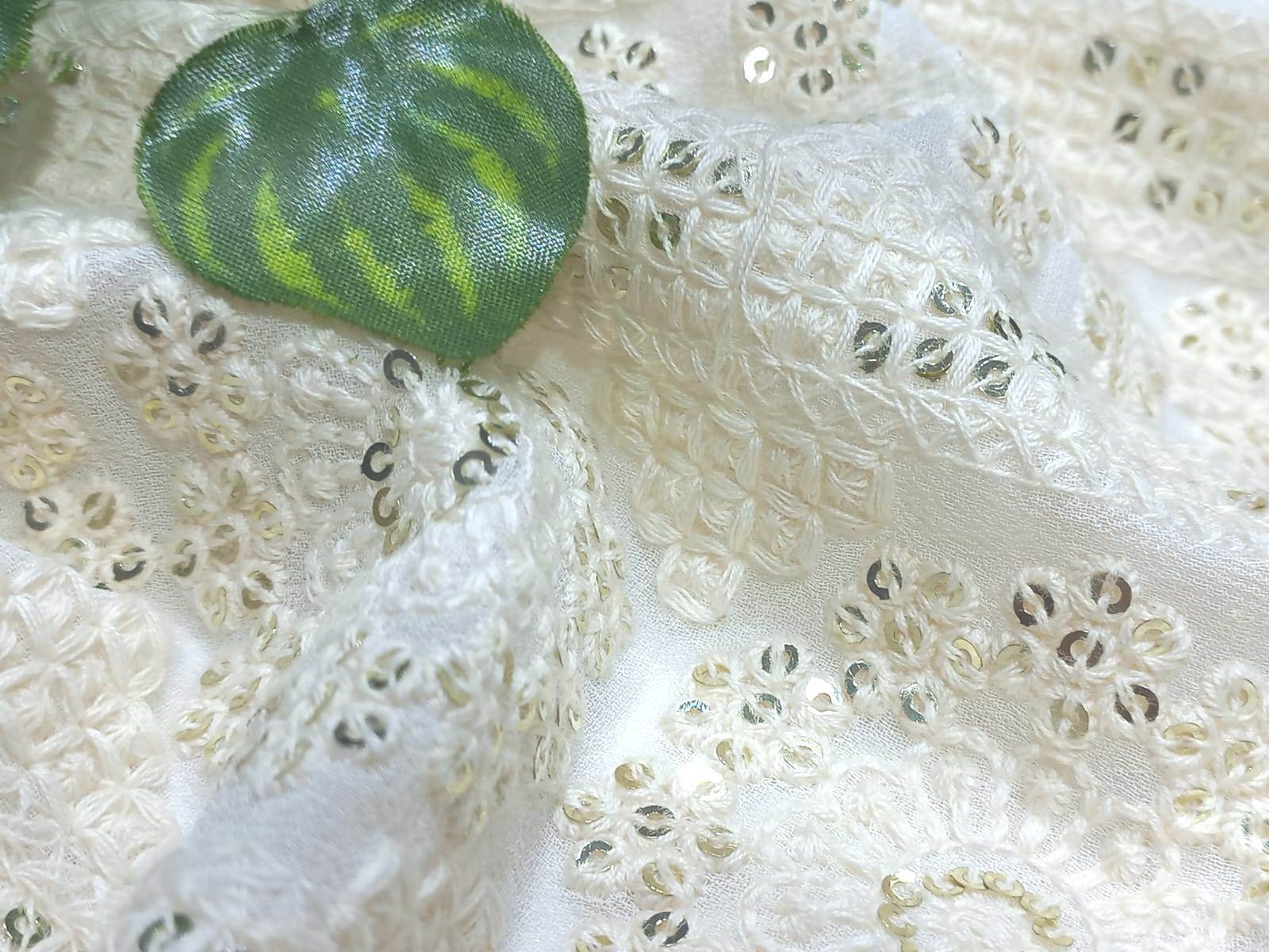 Heavy Daman Embroidery Fabric