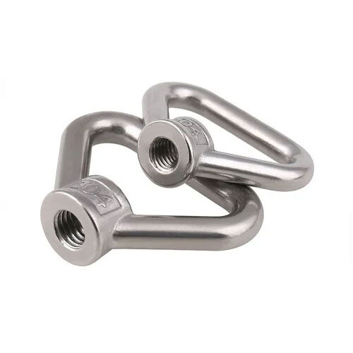 Stainless Steel Triangle Ring Nut - M20 Size, Silver Color | Powder Coated Finish For Industrial Applications
