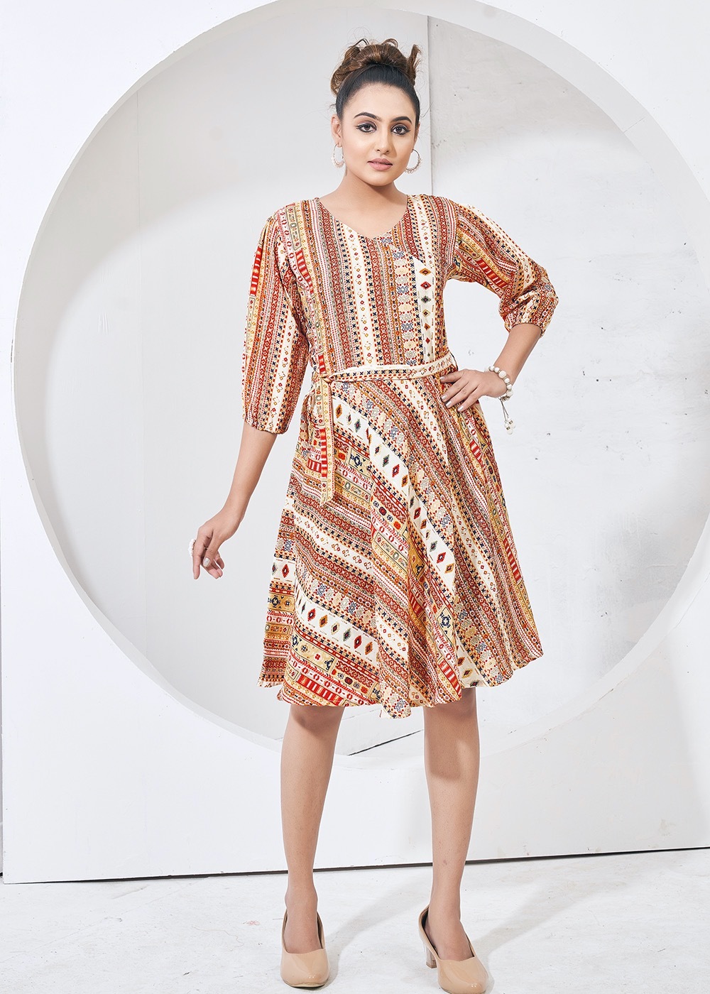 1 Piece Dress - Bust Size: Medium