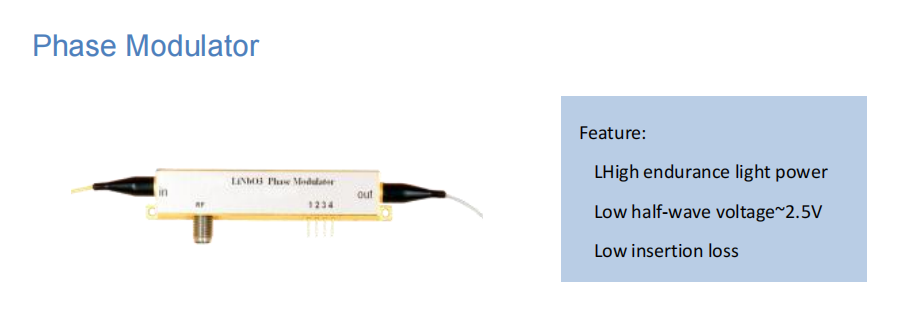 Cascaded Phase Modulator Application: Industrial