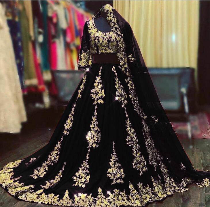 Embroidery Lehenga - Georgette Fabric With Inner Satin Silk, Length 42 Inches, Waist 44 Inches, Flair 270+, Available In 6 Elegant Colors