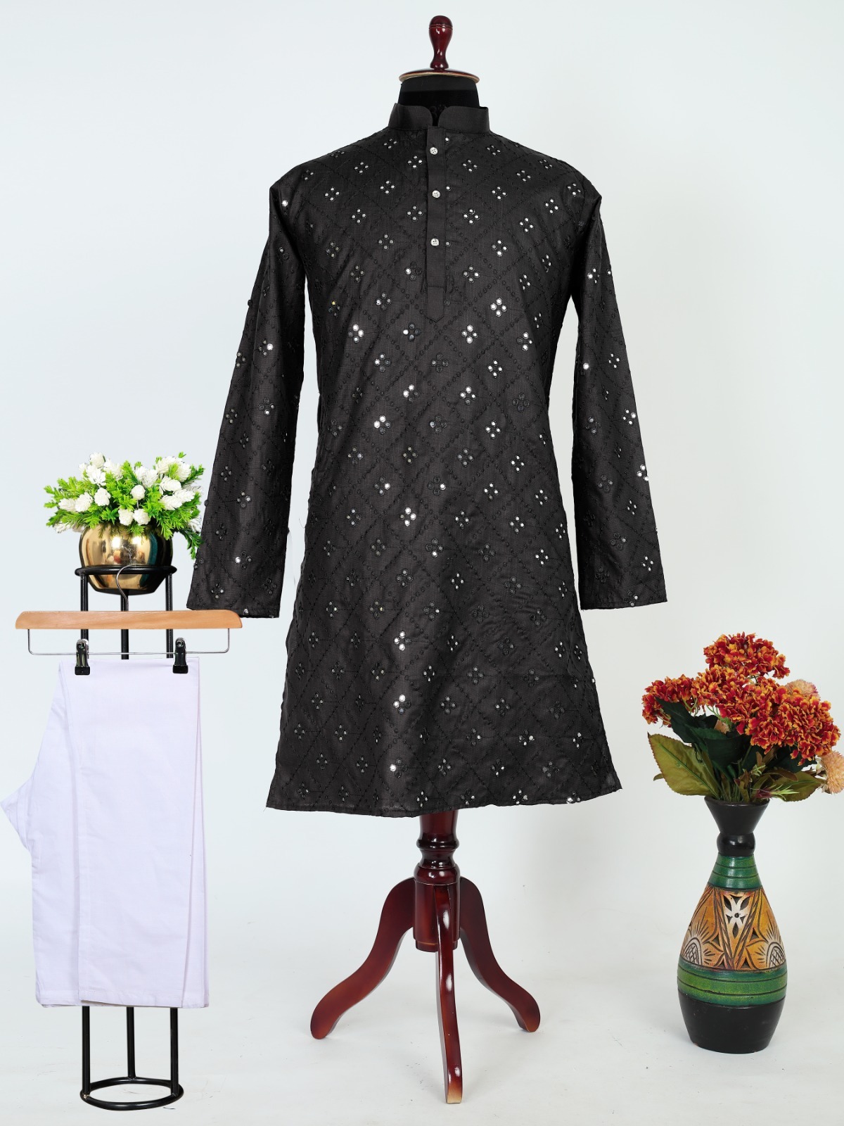 Magic Cotton Kurta - Color: Red