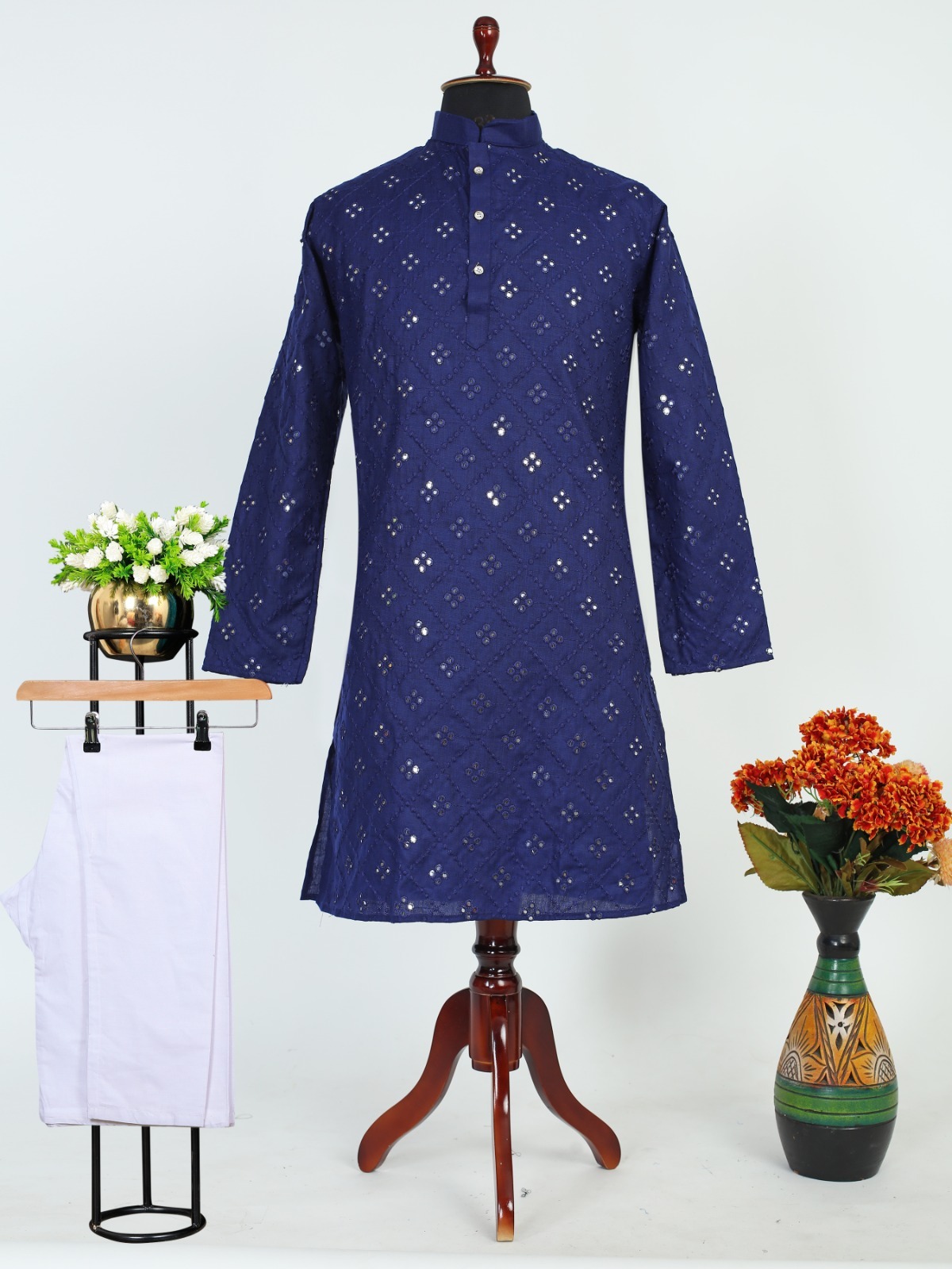 Magic Cotton Kurta - Color: Red