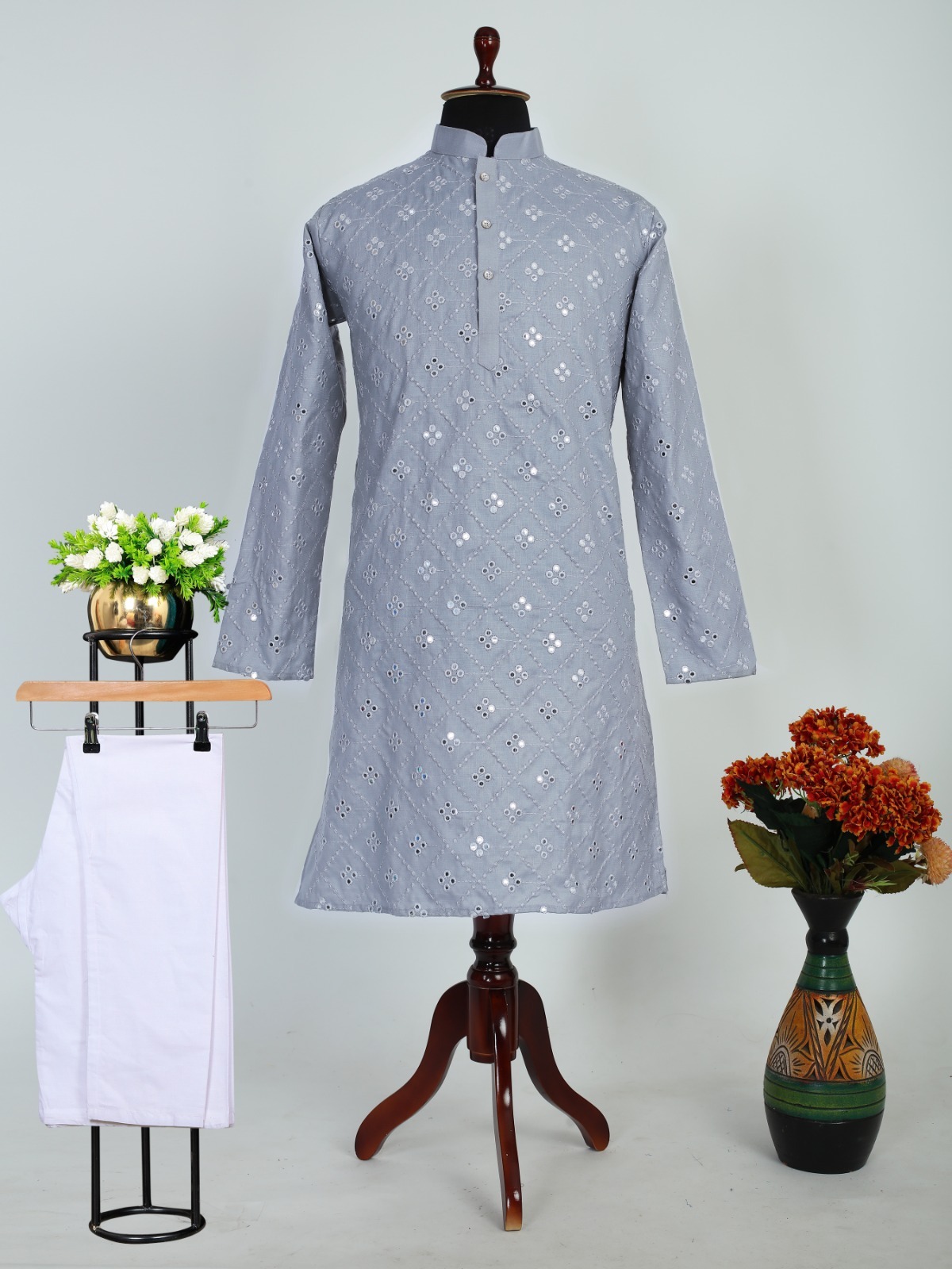 Magic Cotton Kurta - Color: Red