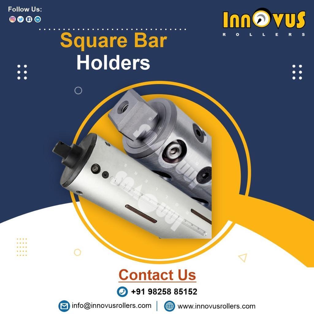 Silver Square Bar Holders Shaft