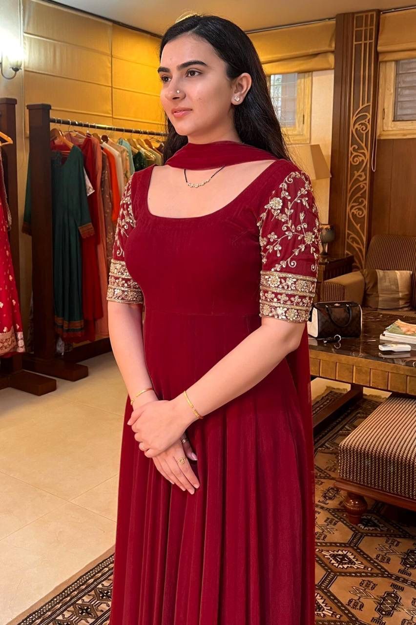 Embroidrey Kurti - Color: Pink