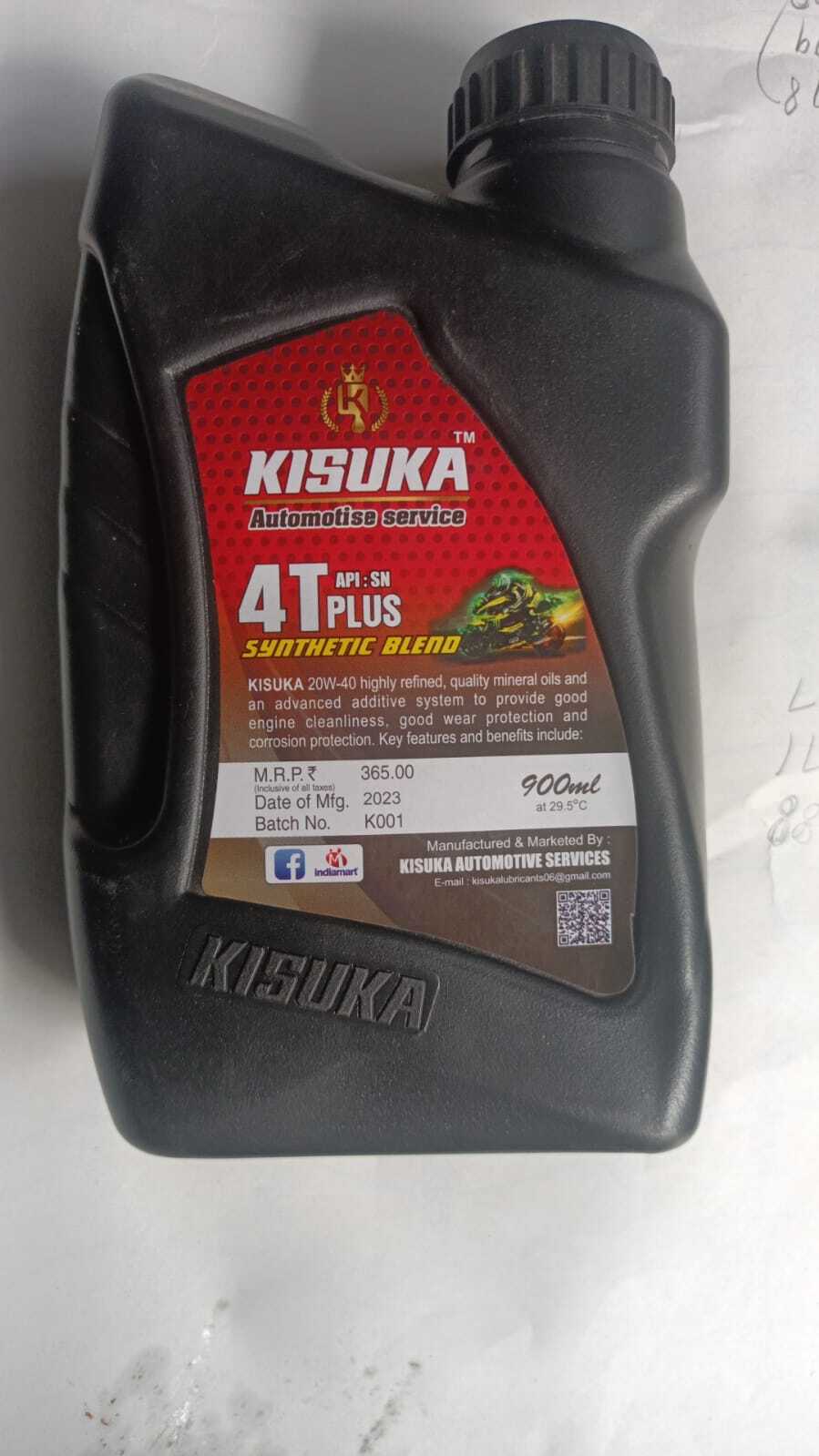 20w40 4t Plus Four Stroke Engine Oil Application: Two Wheeler