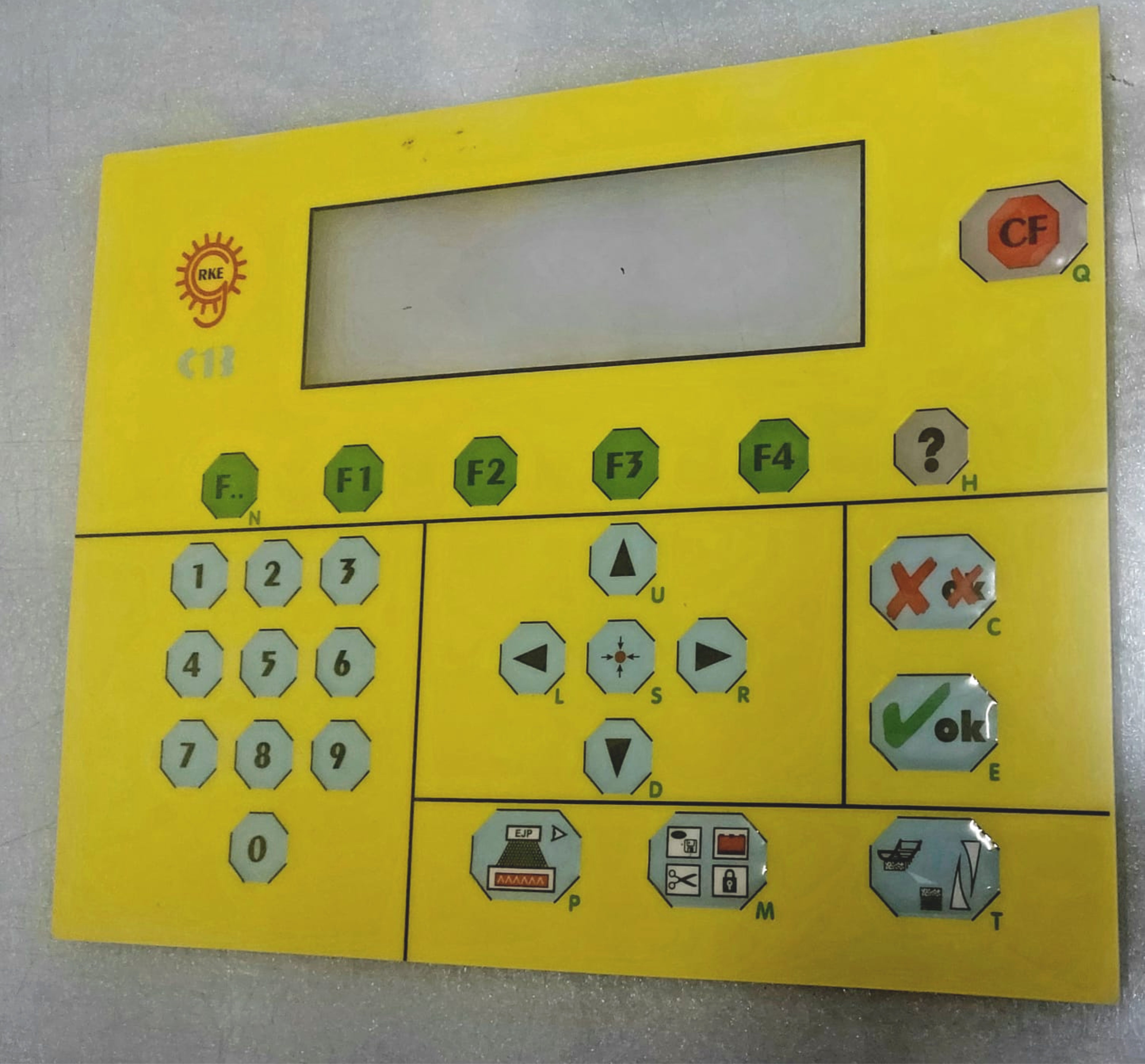 Polycarbonate Control Panel Sticker Use: Promotion