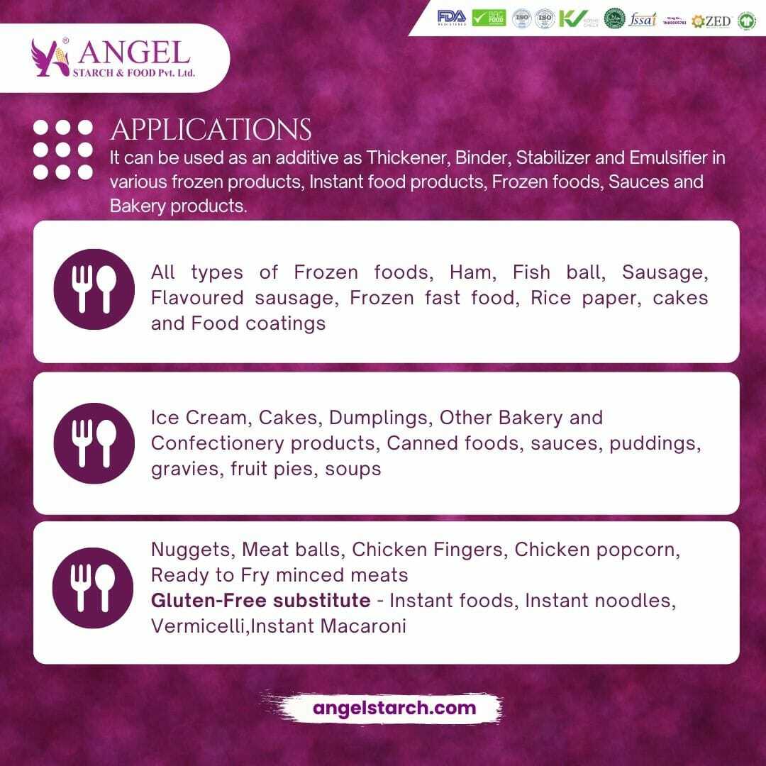 Modified Starch E1420 Acetylated Starch Maize Starch For Cakes