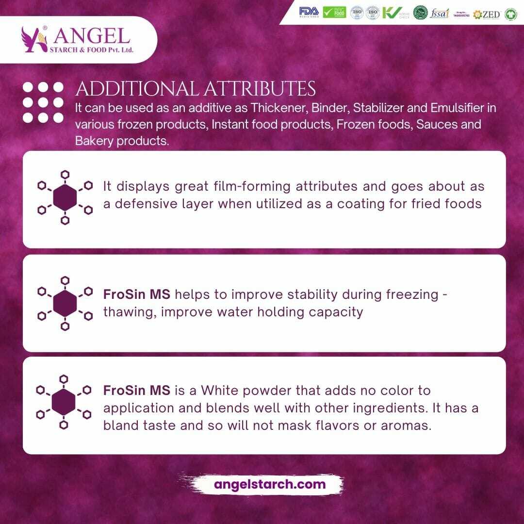 Modified Starch E1420 Acetylated Starch Maize Starch For Meat Balls
