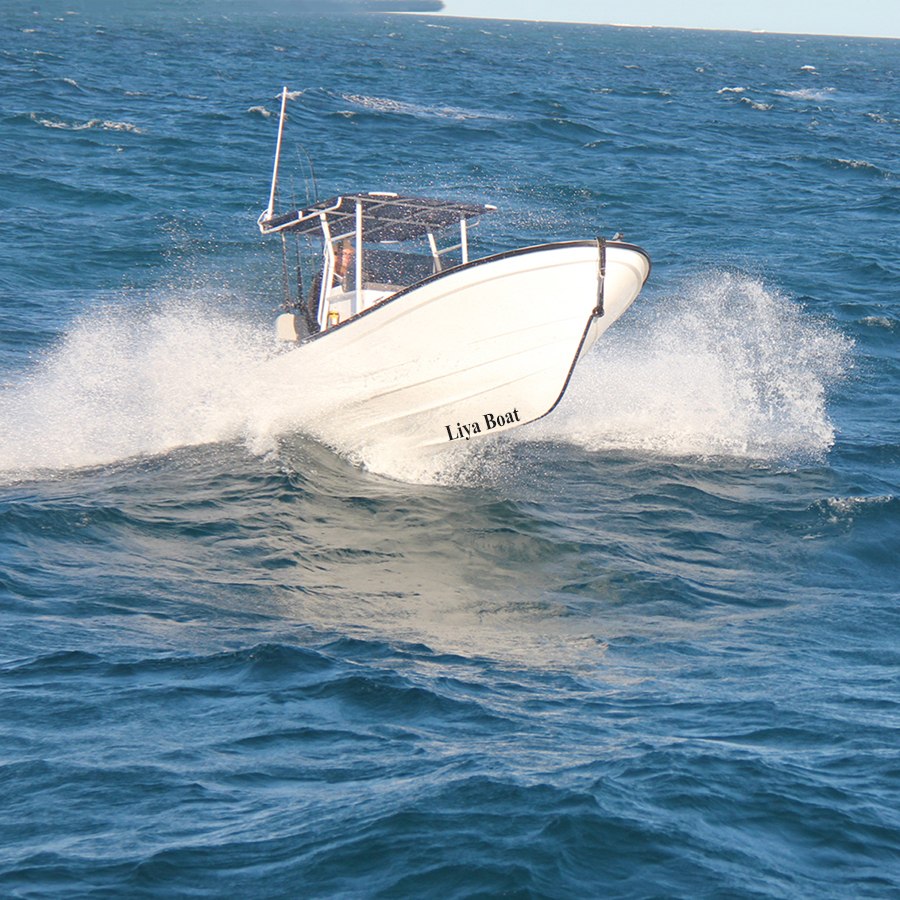 Liya 7.6m Center Console Fiberglass Boat Motor Fishing Boat
